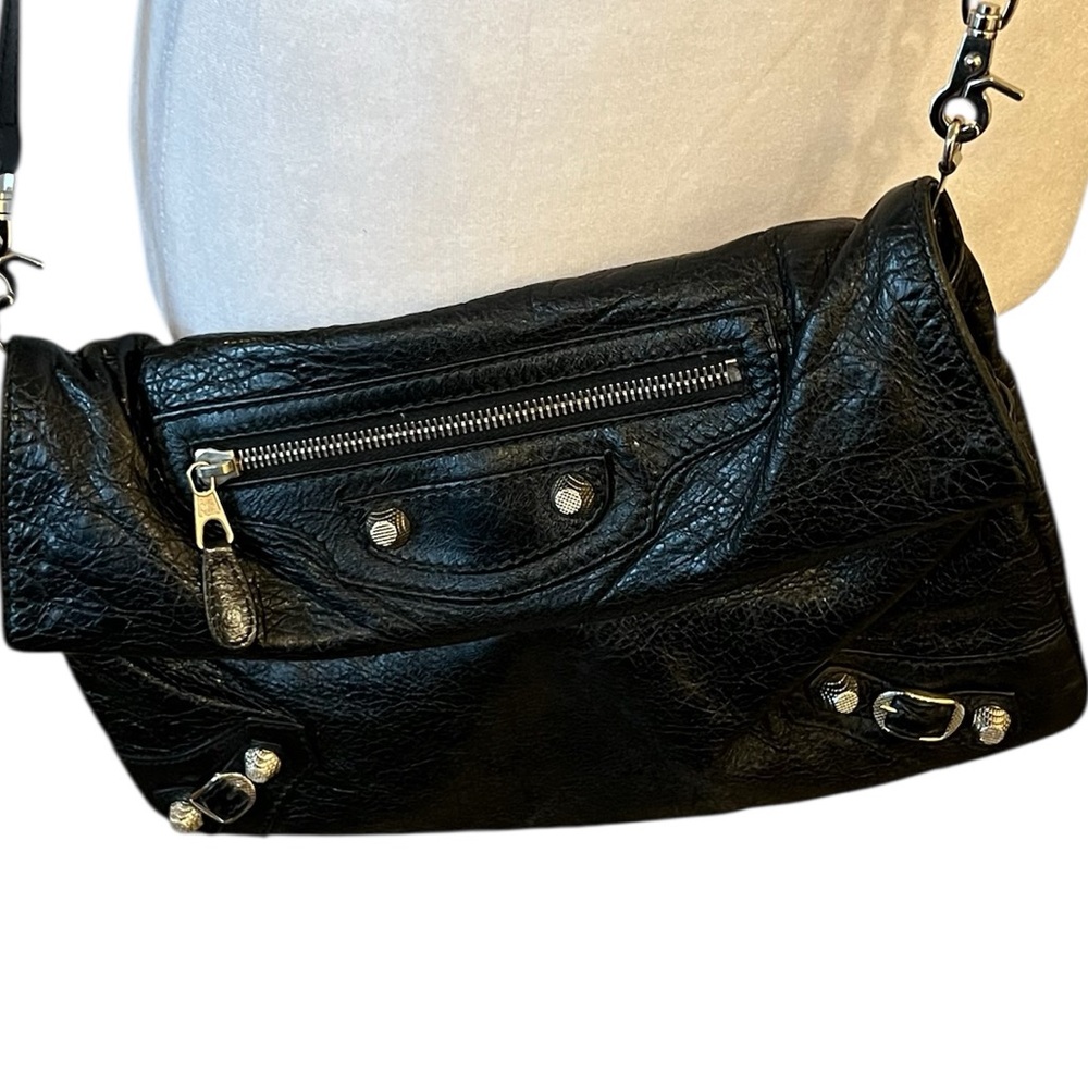 Balenciaga Black Crossbody Bag with Adjustable Strap - Picture 2 of 14